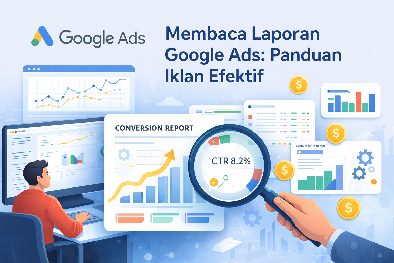 membaca laporan Google Ads