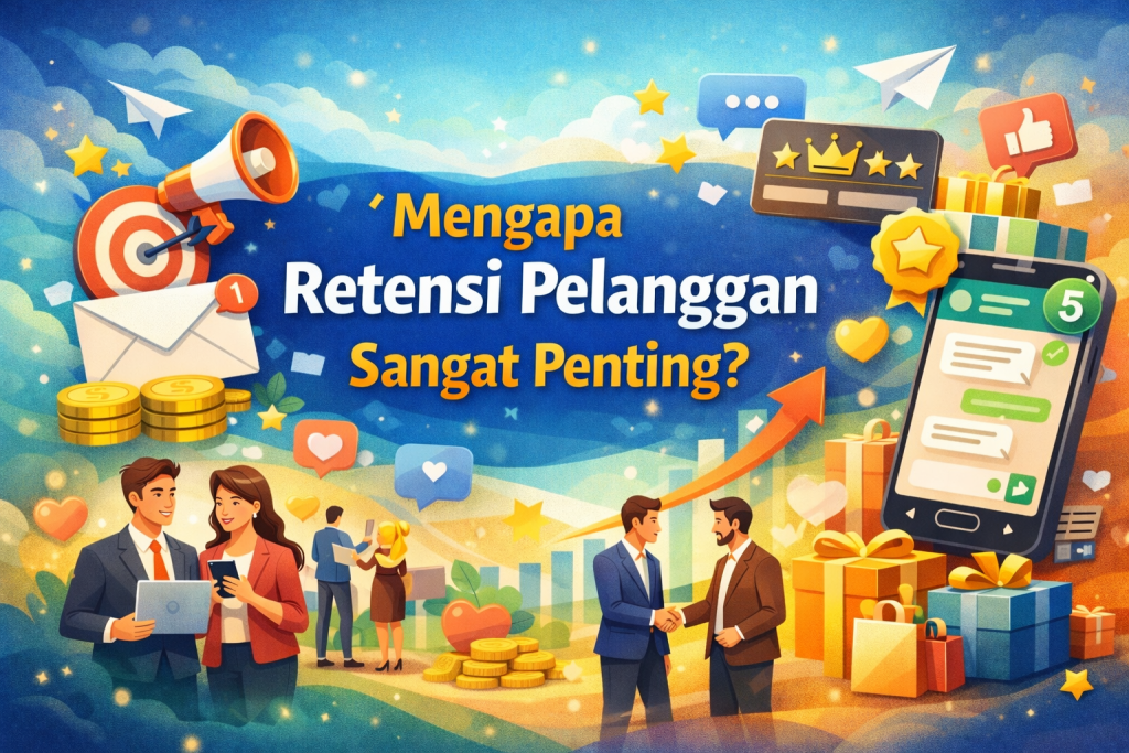 strategi-retensi-pelanggan-email-whatsapp-loyalty RETENSI