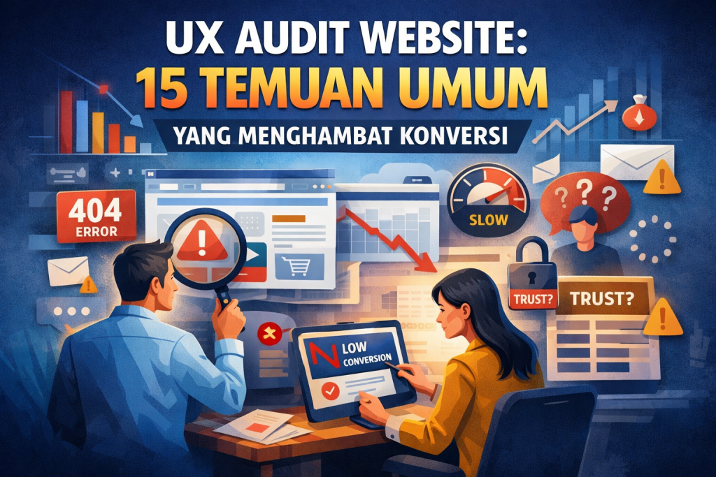 UX Audit Website: 15 Temuan Umum yang Menghambat Konversi