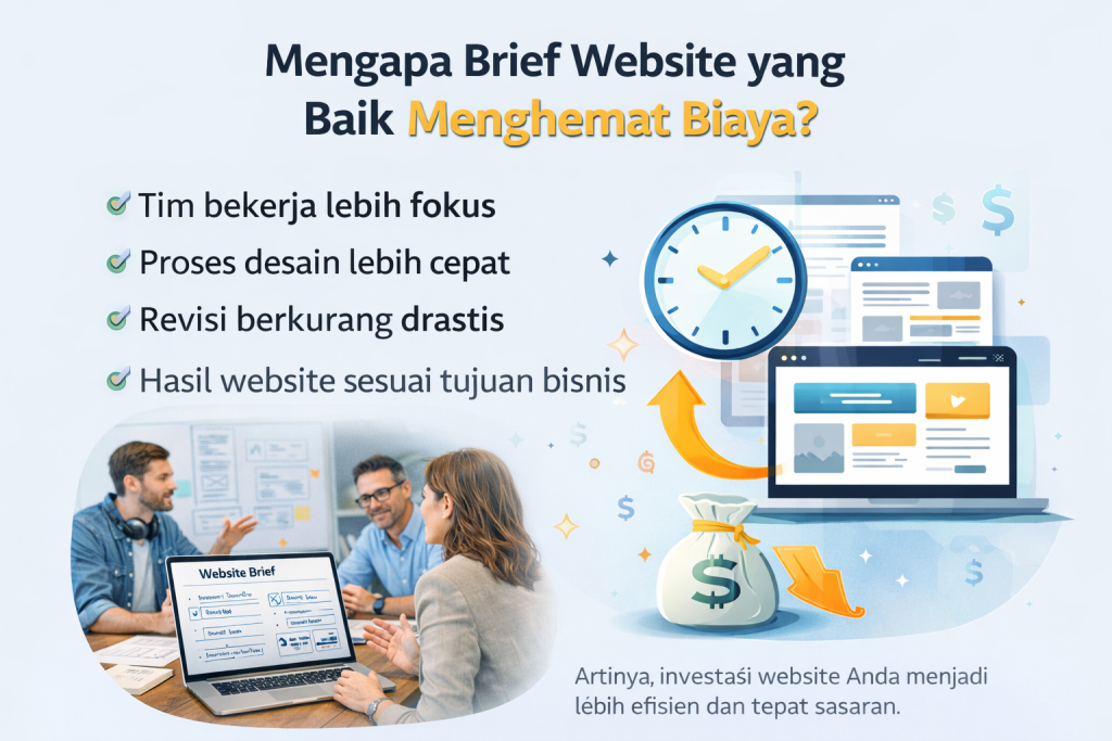 brief website yang baik