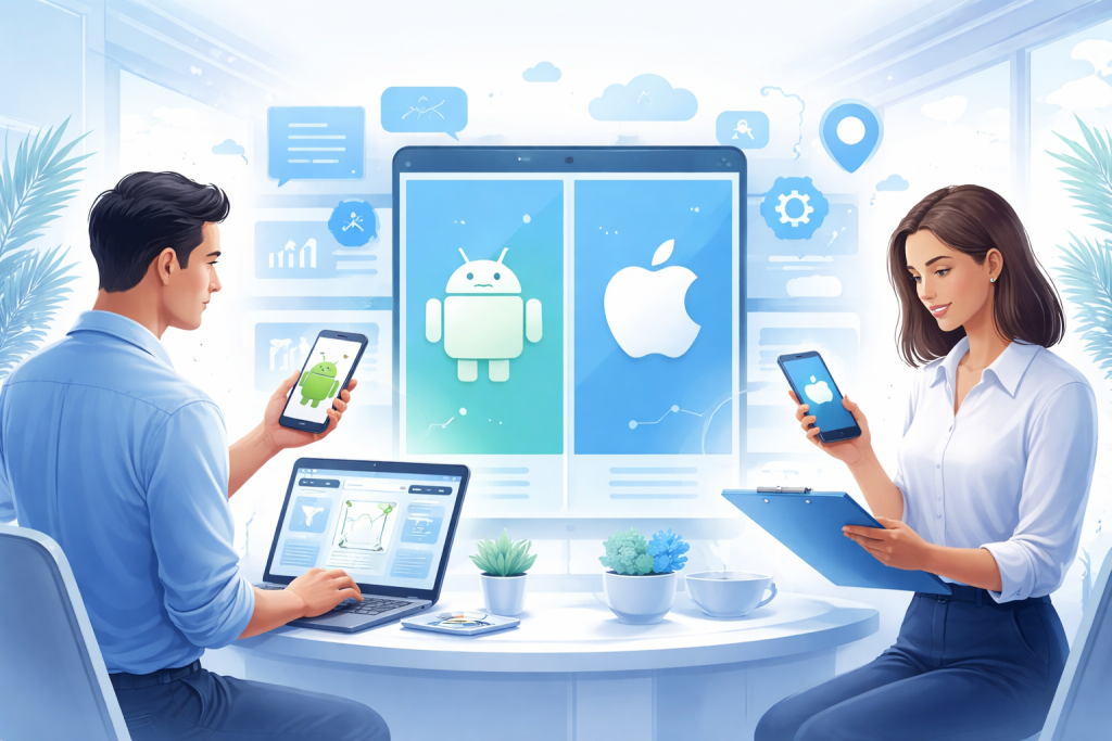 Biar pengembangan aplikasi makin tepat sasaran, mulai dari memilih platform Android atau iOS sesuai target dan kebutuhan bisnis