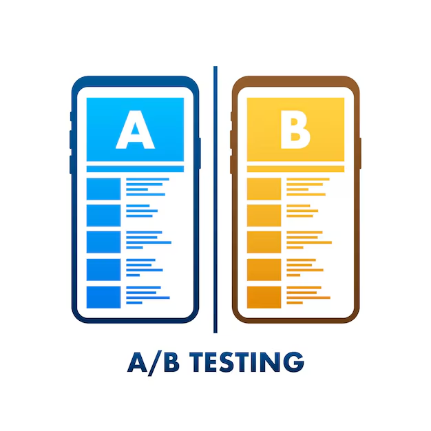 A/B testing landing page