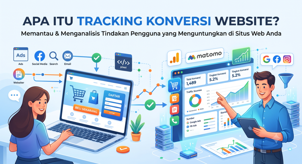 cara pasang tracking konversi di website